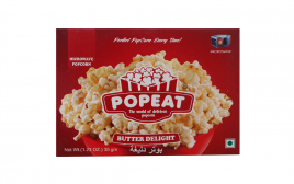 PopEat Microwave Popcorn Butter Delight  Pack  35 grams